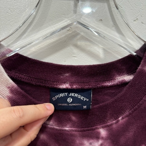Spirit Jersey Long Sleeve Cropped Sweatshirt Tie-Dye Barry’s Bootcamp SF Medium - Picture 4 of 7